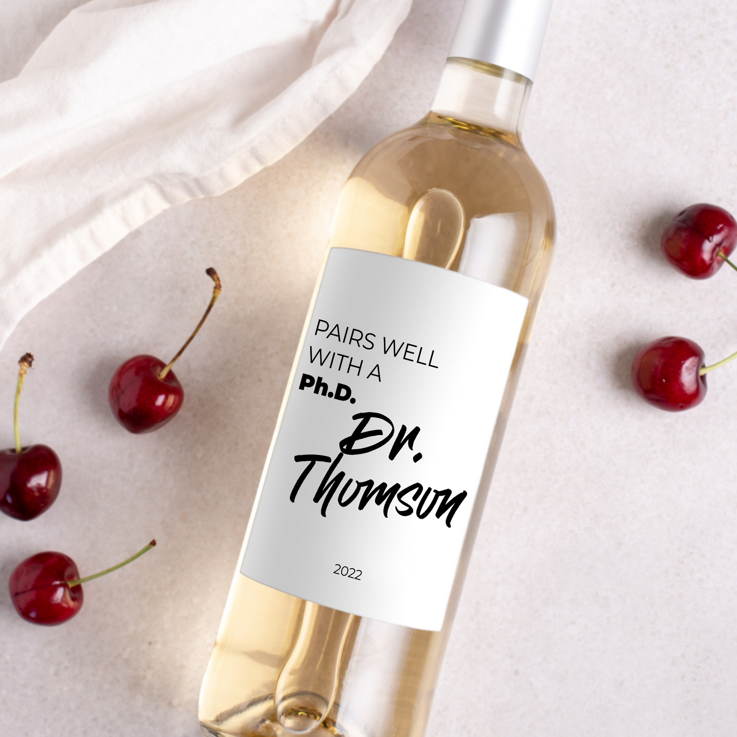 PHD Gift Wine Labels
