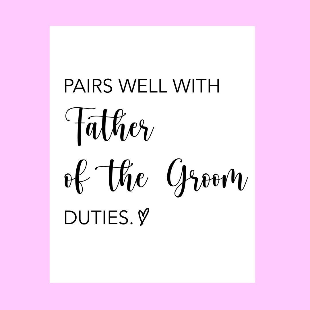 Pairs Well With Mother of the Bride Duties | Mother of the Bride Gift | Mother of the Groom Gift | Bridesmaid Duties | Thank You |