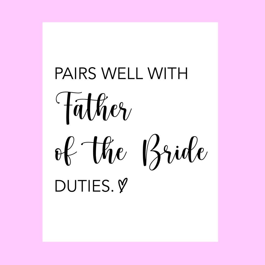 Pairs Well With Mother of the Bride Duties | Mother of the Bride Gift | Mother of the Groom Gift | Bridesmaid Duties | Thank You |