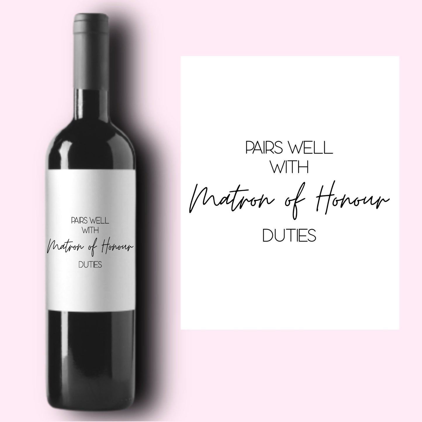 Maid of Honor Proposal | Pairs Well With Maid of Honor Duties | Bridesmaid Proposal | Bridesmaid Duties | Bridesmaid Gift |