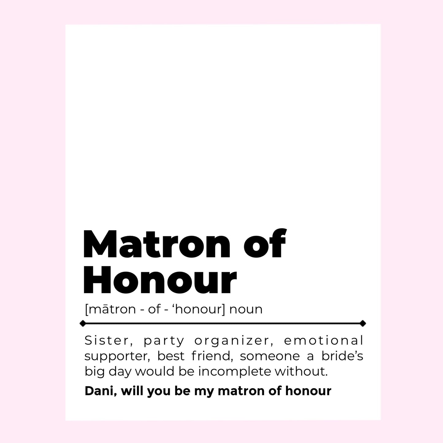 Maid of Honor Proposal | Pairs Well With Maid of Honor Duties | Bridesmaid Proposal | Bridesmaid Duties | Bridesmaid Gift |