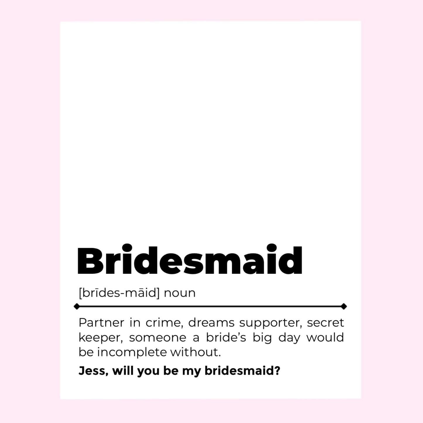 Maid of Honor Proposal | Pairs Well With Maid of Honor Duties | Bridesmaid Proposal | Bridesmaid Duties | Bridesmaid Gift |