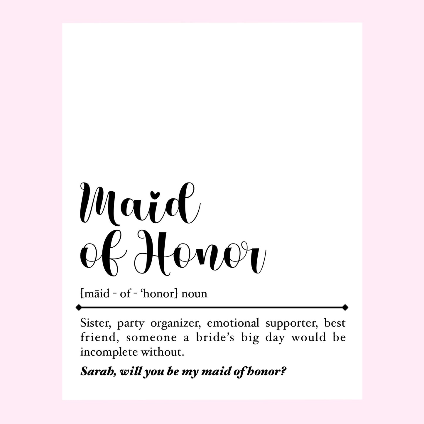 Bridesmaid Proposal Wine Labels | Maid of Honor Proposal | Will You Be My Bridesmaid | Bridesmaid Gift Box | Wedding Party Gifts |