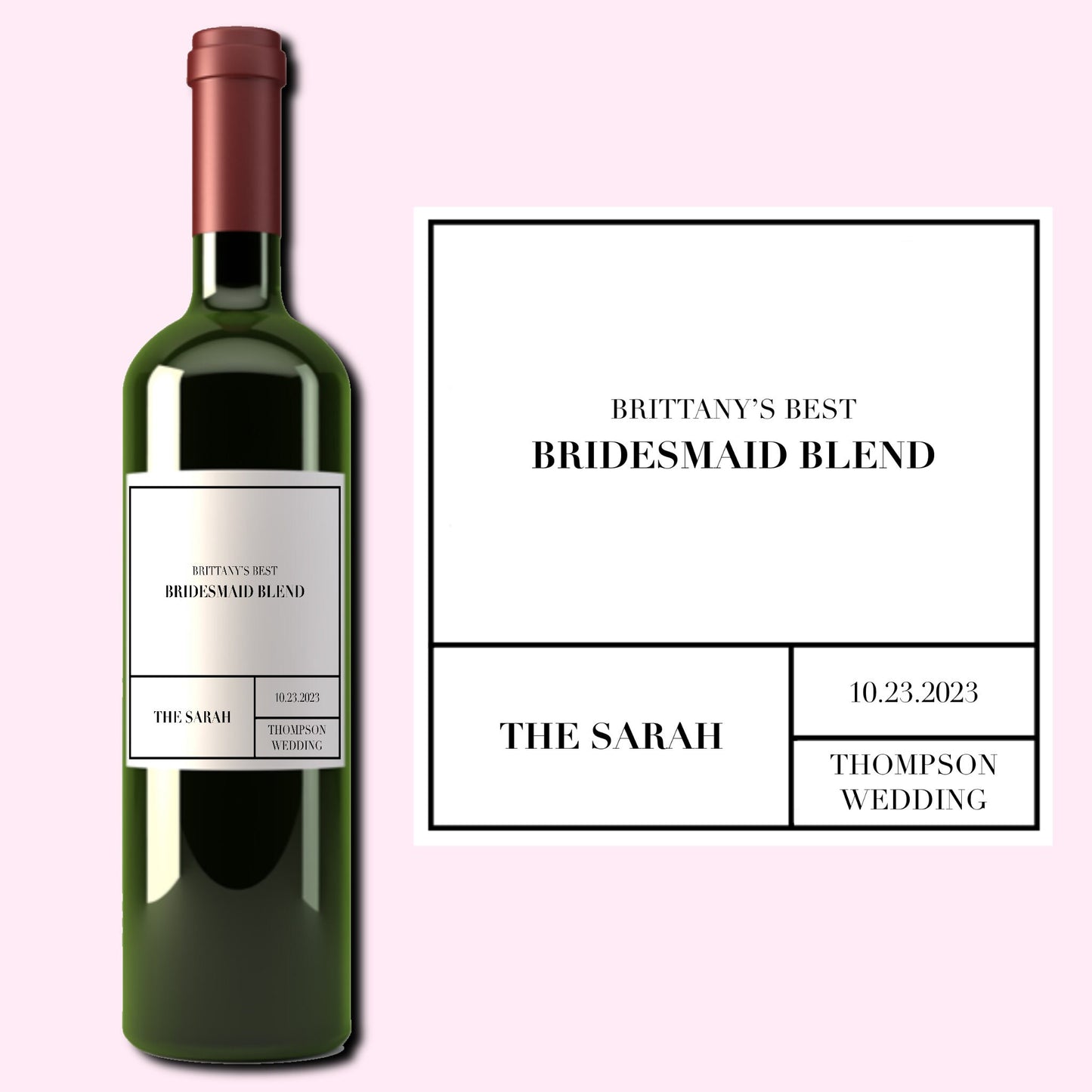 Maid of Honor Blend Proposal | Pairs Well With Maid of Honor Duties | Bridesmaid Proposal | Bridesmaid Duties | Bridesmaid Gift |