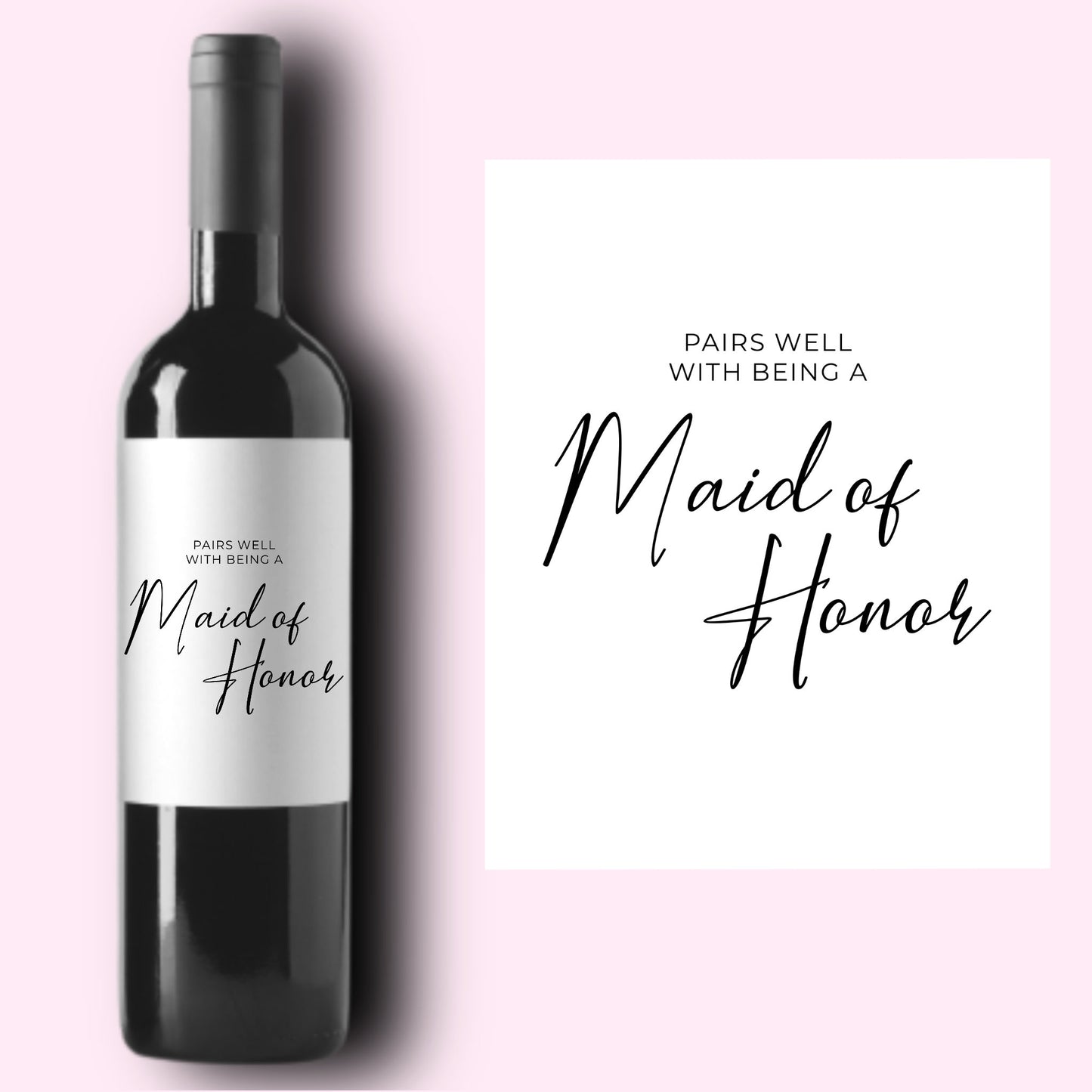Pairs well with Maid of Honor Duties, Maid of Honor Proposal, Bridesmaid Proposal, Bridesmaid Duties, Bridesmaid Gift, Maid of Honor Gift