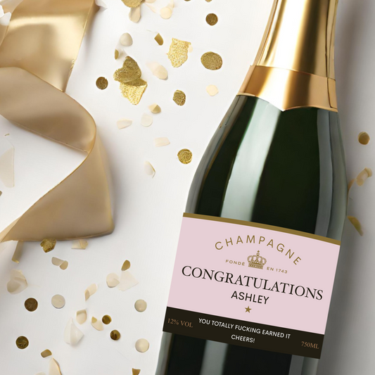 Moët Graduation Champagne Label