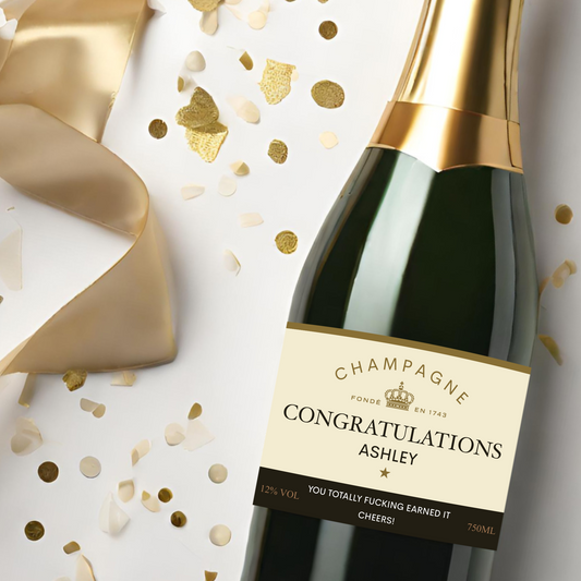 Moët Graduation Champagne Label