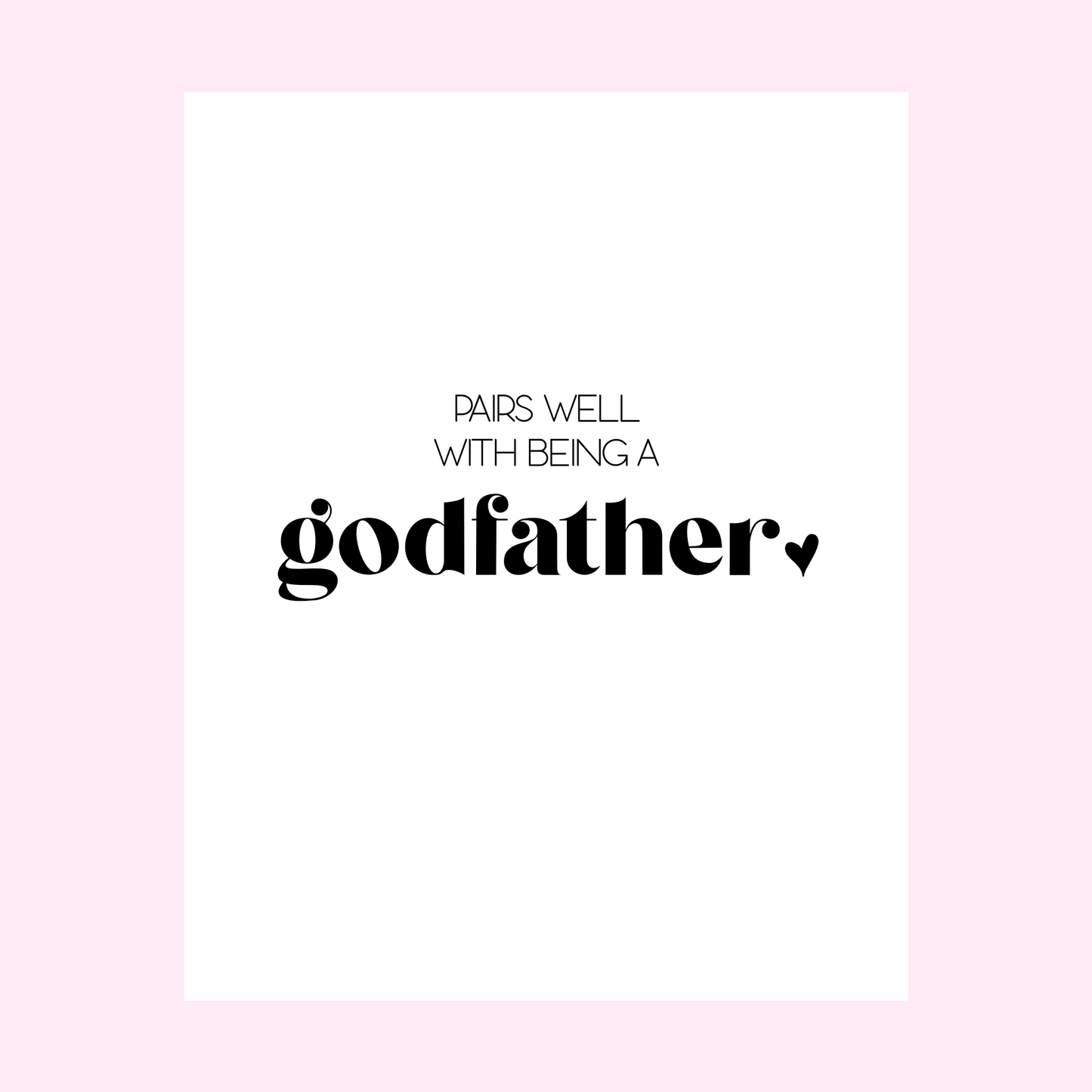 Pairs Well With Becoming A Godfather Wine Labels