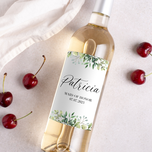 Pairs Well with Birdesmaid Duties Wine Label