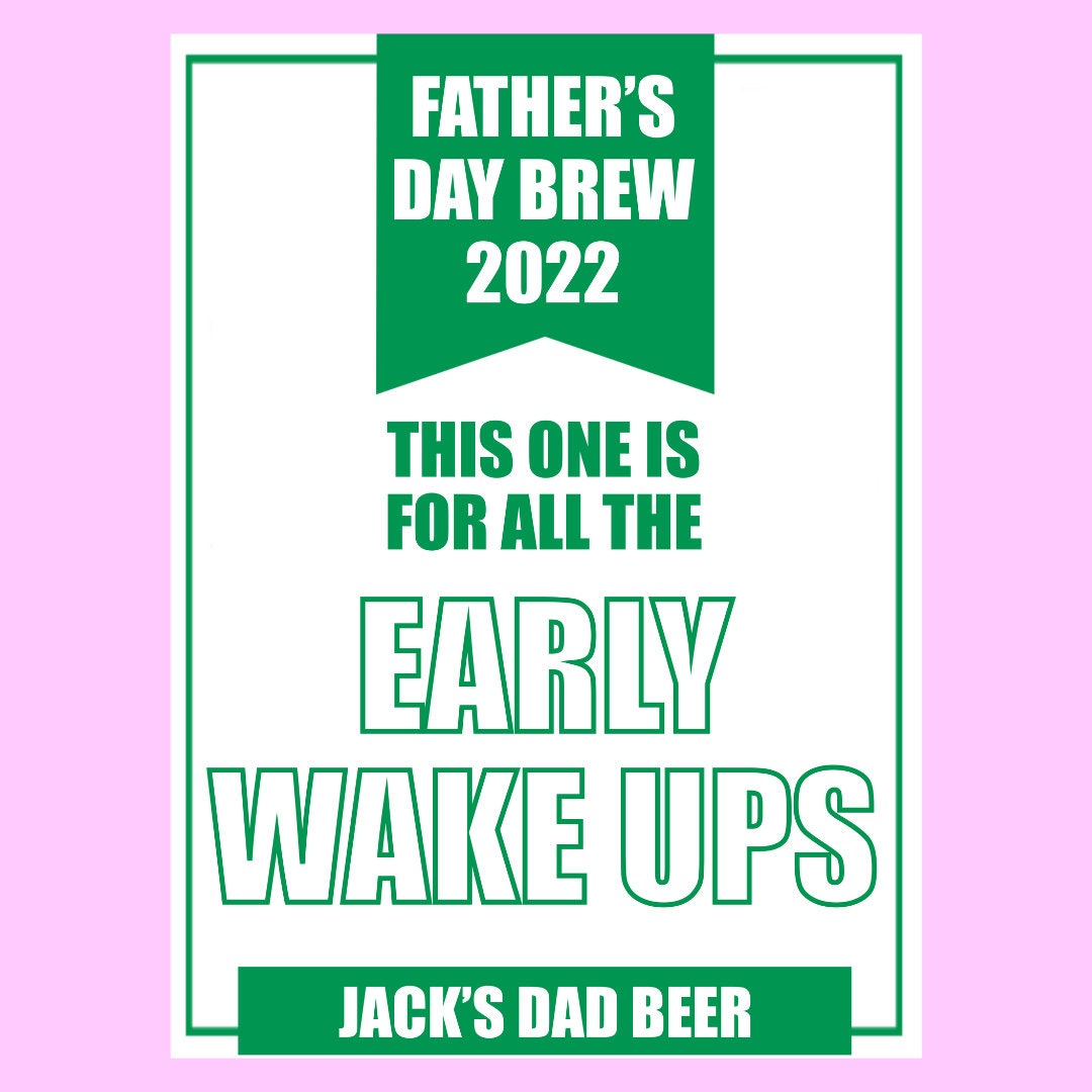 Beer Labels for Dad | Personalized Gift for Fathers Day | Fathers Day Gift | Set of Bottle Stickers | Gift for Dad | Custom Wine Label |
