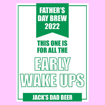 Beer Labels for Dad | Personalized Gift for Fathers Day | Fathers Day Gift | Set of Bottle Stickers | Gift for Dad | Custom Wine Label |