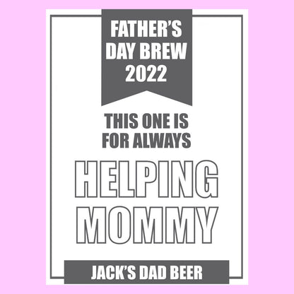 Beer Labels for Dad | Personalized Gift for Fathers Day | Fathers Day Gift | Set of Bottle Stickers | Gift for Dad | Custom Wine Label |