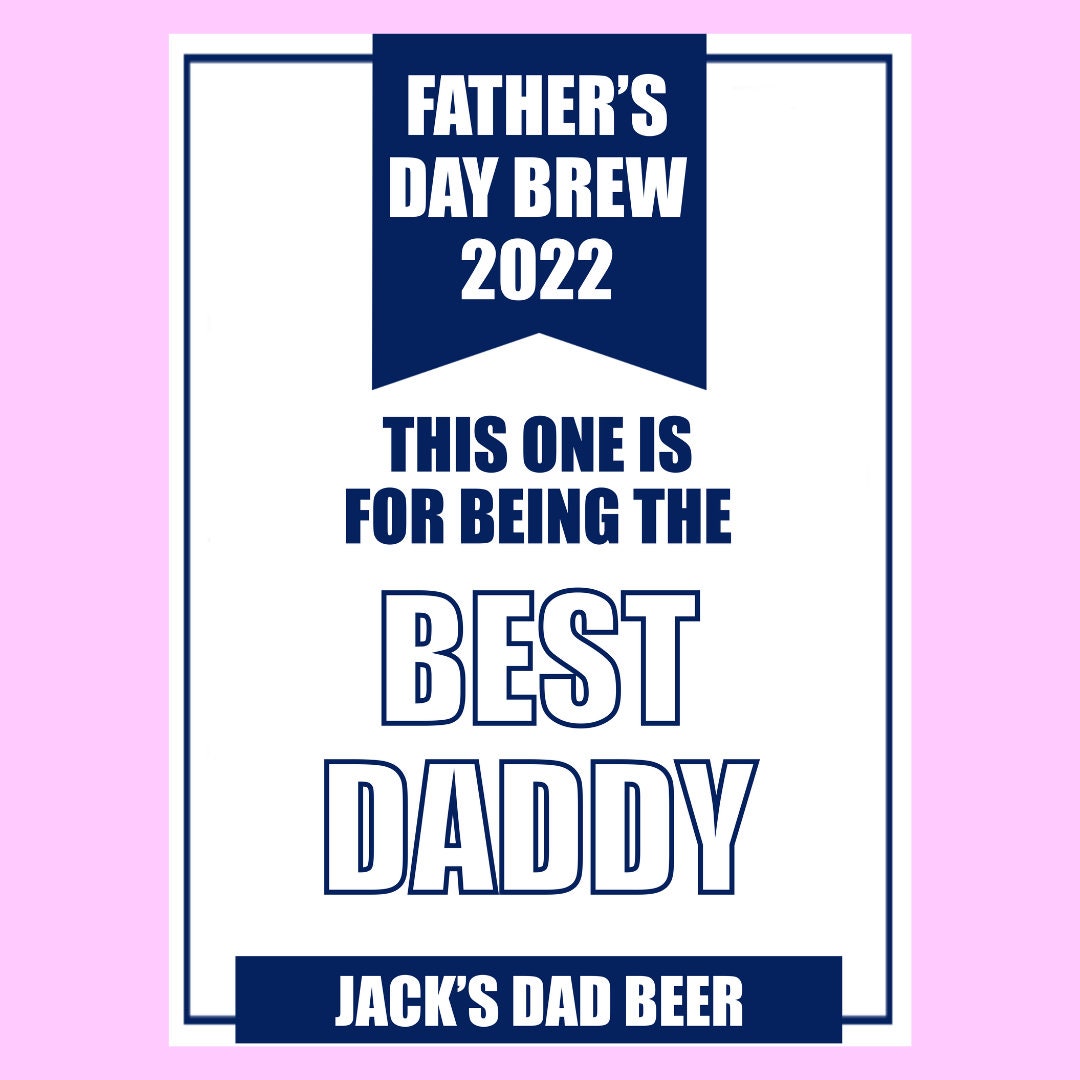 Beer Labels for Dad | Personalized Gift for Fathers Day | Fathers Day Gift | Set of Bottle Stickers | Gift for Dad | Custom Wine Label |