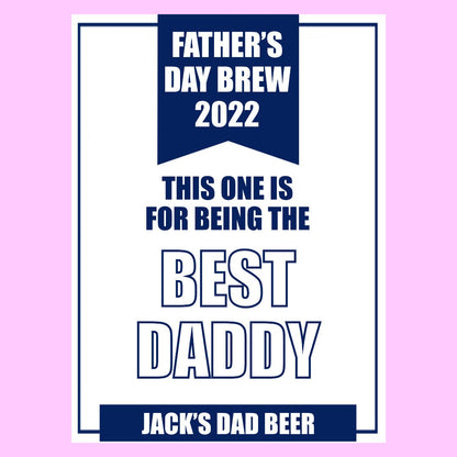 Beer Labels for Dad | Personalized Gift for Fathers Day | Fathers Day Gift | Set of Bottle Stickers | Gift for Dad | Custom Wine Label |