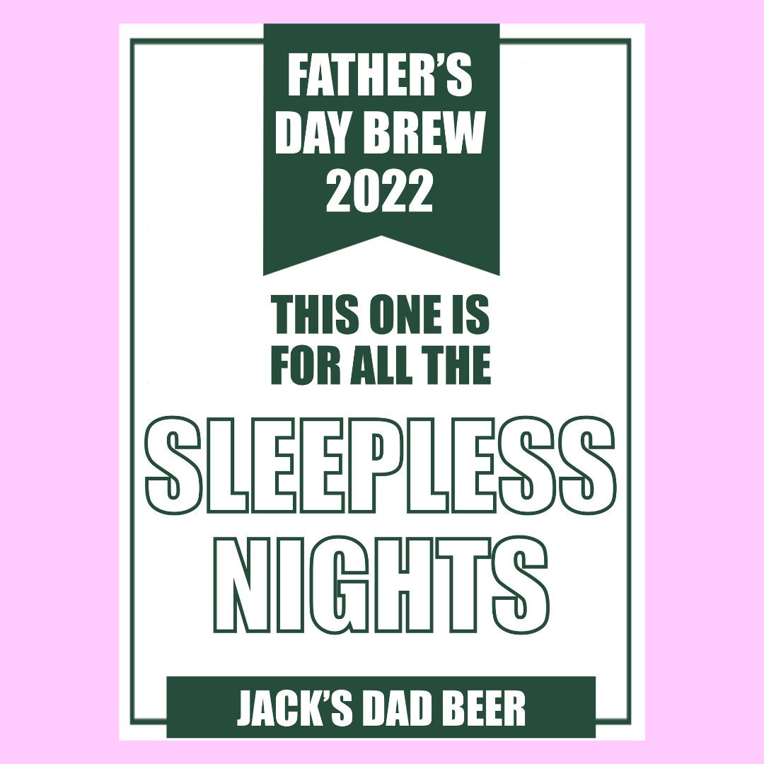 Beer Labels for Dad | Personalized Gift for Fathers Day | Fathers Day Gift | Set of Bottle Stickers | Gift for Dad | Custom Wine Label |