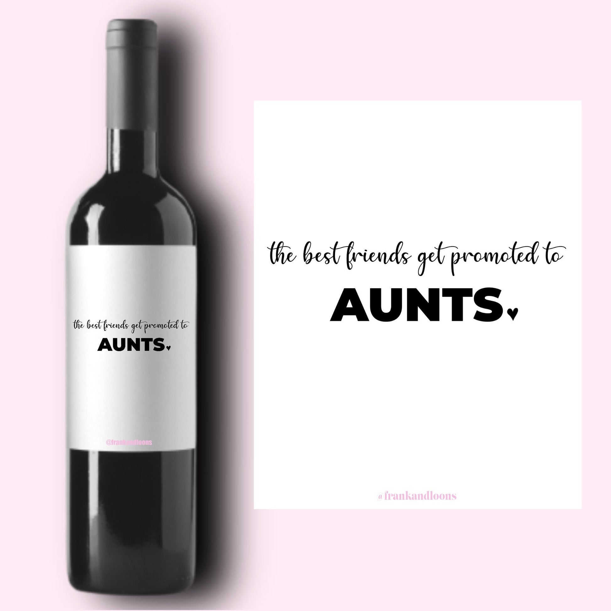 Best Friend Baby Announcement Wine Labels * Personalized Pregnancy Announcement Gift * Friend Gift * We're Having A Baby* Aunt Uncle Gift *