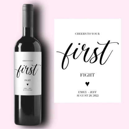 Milestone Wine Labels * Custom Wine Label Set for Engagement Gift * Wedding Planning * Getting Married Moments * Bride and Groom Gift *