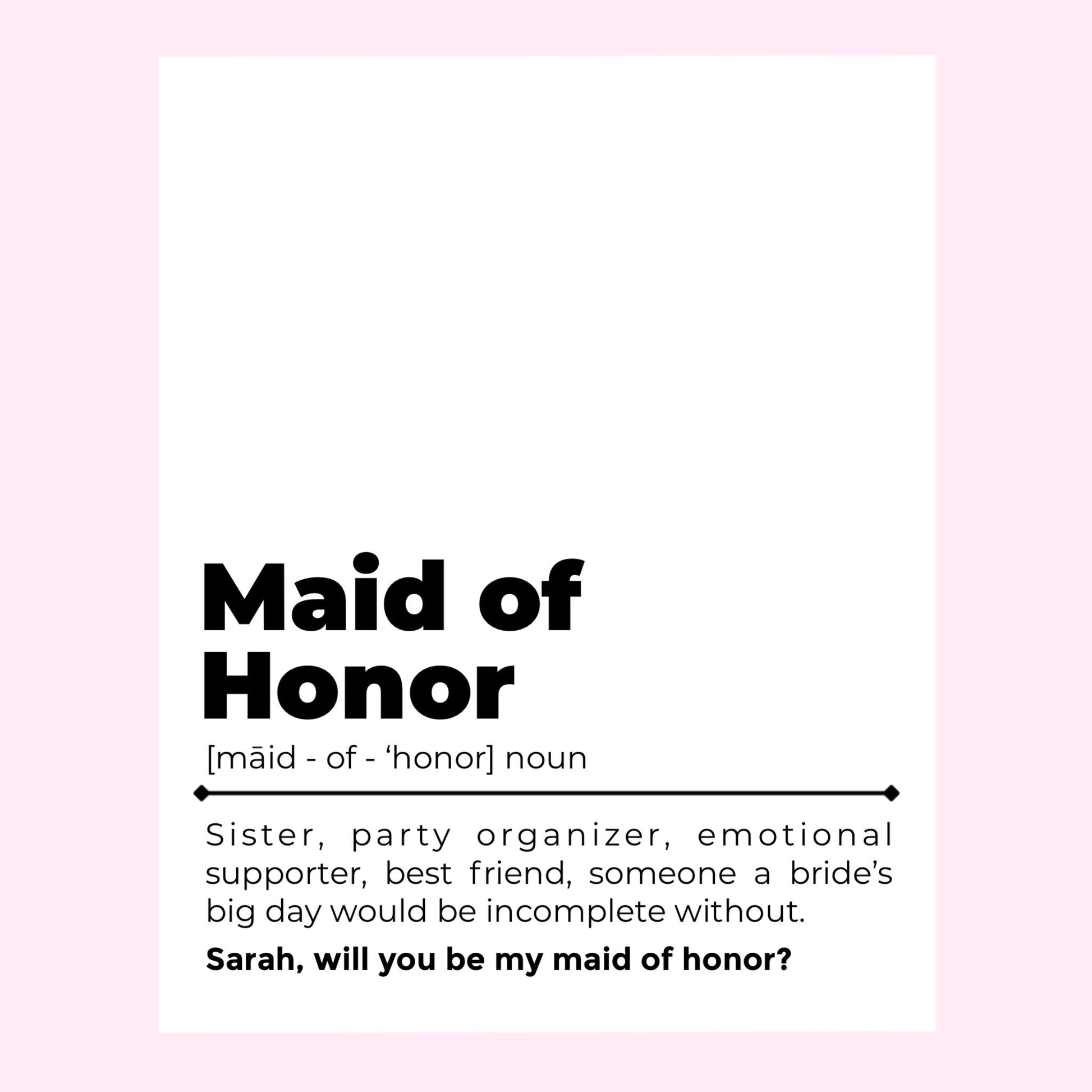 Bridesmaid Proposal Wine Labels | Maid of Honor Proposal | Will You Be My Bridesmaid | Bridesmaid Gift Box | Wedding Party Gifts |