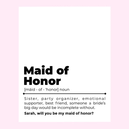 Bridesmaid Proposal Wine Labels | Maid of Honor Proposal | Will You Be My Bridesmaid | Bridesmaid Gift Box | Wedding Party Gifts |